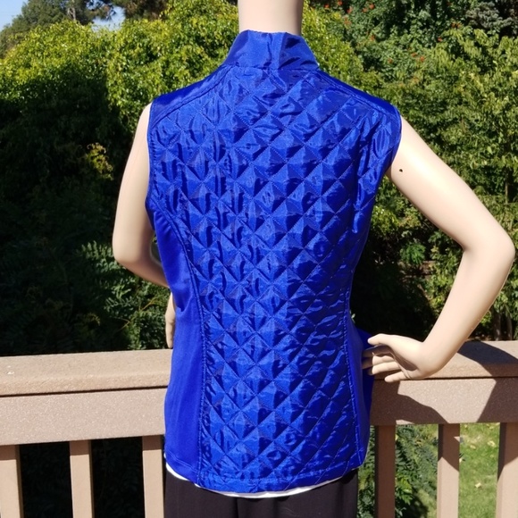 Weekends by Chico's Royal Blue Vest   NWT - Picture 4 of 7